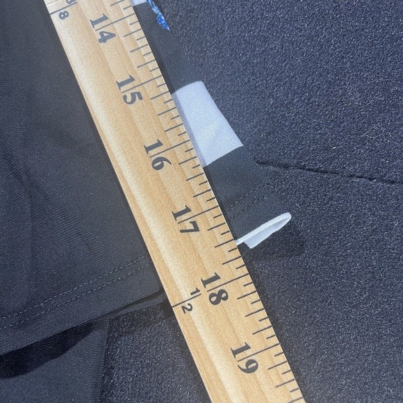 Frank Lyman Top Plus Size 16 3/4 sleeve black white stripe jewelry graphic print - Picture 8 of 8